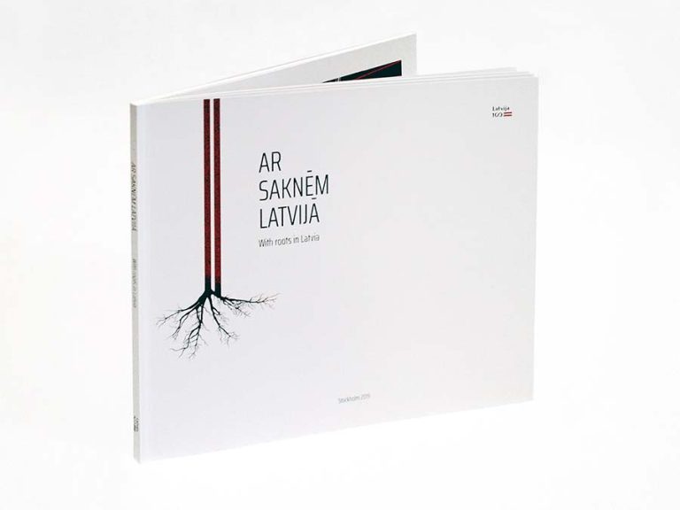 Cover of the art catalogue With Roots in Latvia