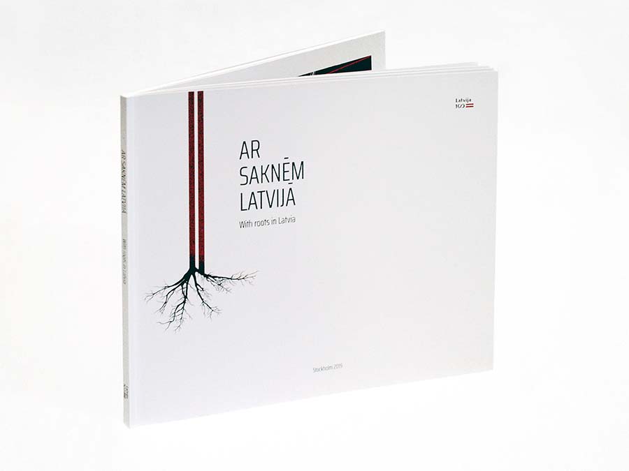 Cover of the art catalogue With Roots in Latvia